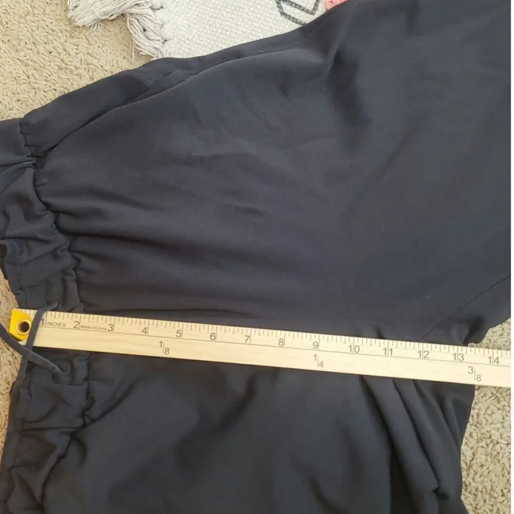 Lululemon Keep Moving Drawstring Full Length Pants in Black, sz 6